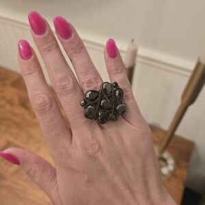 Elegant Black Stone Ring